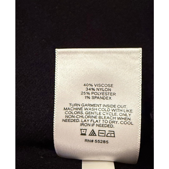 Women's EXPRESS Black & White Cardigan Sweater Gold Buttons Medium - Picture 9 of 12